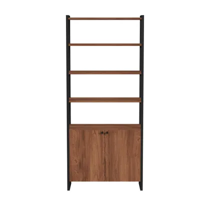 Drake Medium Walnut Bookcase