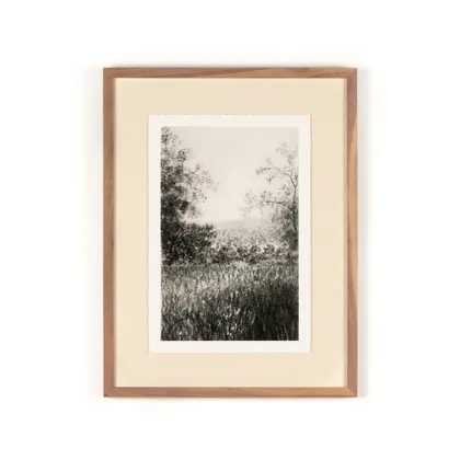 Landscape Study II by Aileen Fitzgerald - Rustic 1.5 Walnut