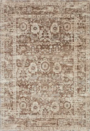 Loloi Theory Mocha / Natural 7'-10" x 10'-10"