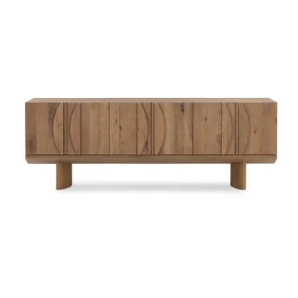 Pickford Media Console-Dusted Oak Veneer