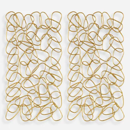In The Loop Gold Wall Art Set/2