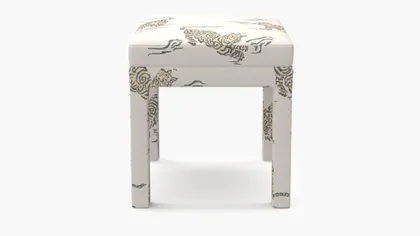 Parsons Ottoman, Canvas Tigresse