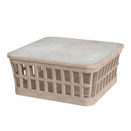 Monhegan Natural Teak Outdoor Coffee Table