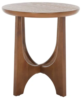 Sasha Wood Accent Table - Medium Oak