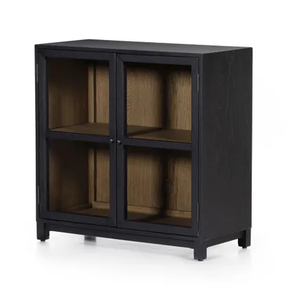 Millie Small Cabinet - Drifted Matte Black