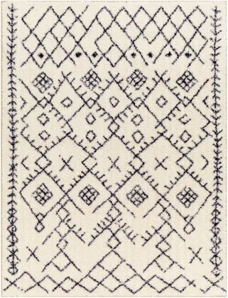 Lykke Beige Indoor 5'3" x 7' Machine Woven Rug