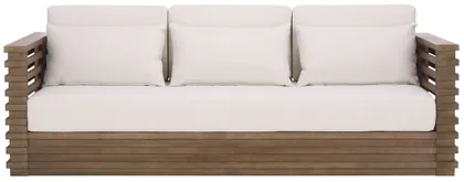 Tortuga Patio Sofa - Natural/White