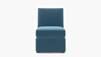 Classic Slipper Chair, French Performance Plush Velvet