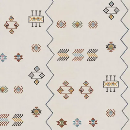 Ecru Cactus Silk Wallpaper