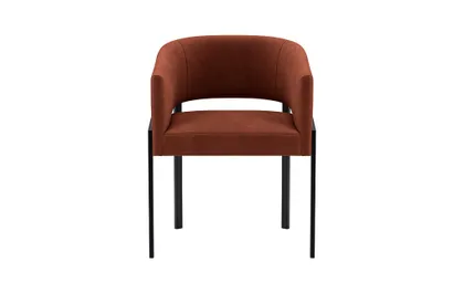 Mina Metal Framed Upholstered Chair