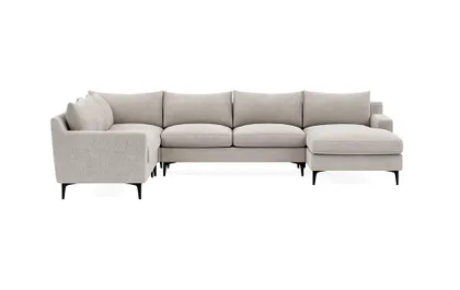 Sloan 4-Piece Corner Sectional Sofa with Right Chaise