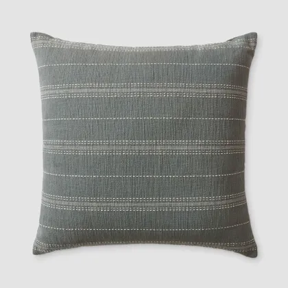 The Citizenry Jasma Pillow | 22" x 22" | Light Blue