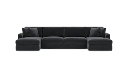 James 3-Piece 4-Seat U Chaise Sectional