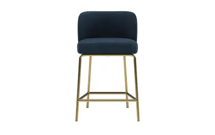 Graham Metal Framed Upholstered Counter Stool