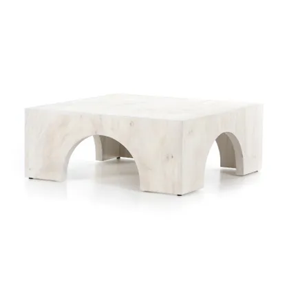 Fausto Coffee Table-Bleached Guanacaste