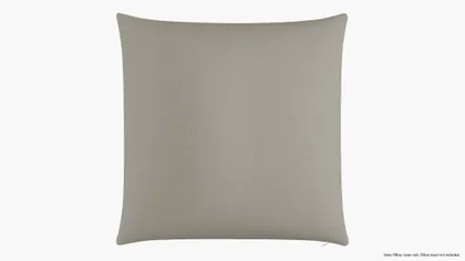 Throw Pillow Cover 26", Putty Everyday Linen, 26" x 26"