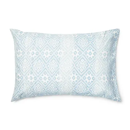Light Star Muong Pillowcases + Shams by St. Frank | Blue | King Pillowcase Set | Cotton