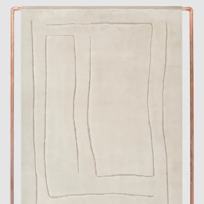 The Citizenry Ishir Hand-Knotted Area Rug | 9' x 12' | Sand