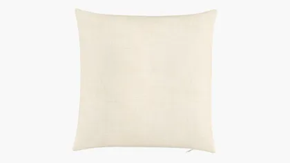 Throw Pillow 18", Talc Everyday Linen, 18" x 18"