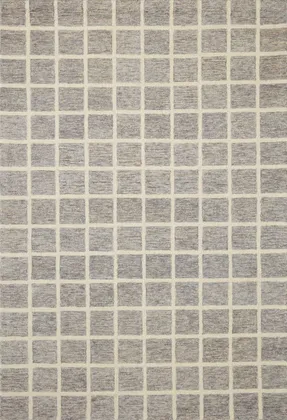 POLLY POL-05 SLATE / IVORY 7'-9" x 9'-9" Rug