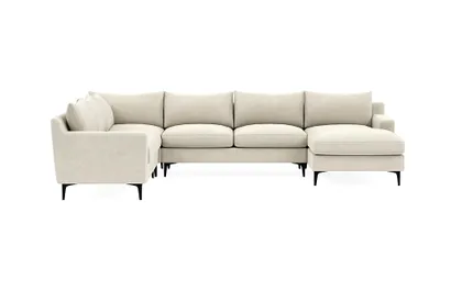 Sloan 4-Piece Corner Sectional Sofa with Right Chaise