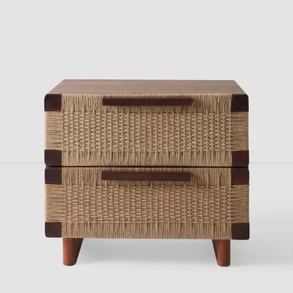 The Citizenry Manai Woven Nightstand