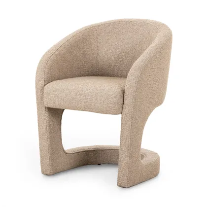Reynold Dining Armchair-Heron Sand