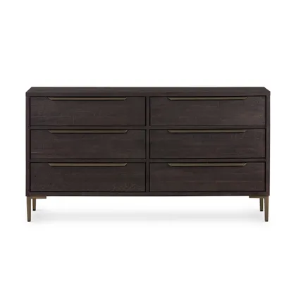 Wyeth 6 Drawer Dresser - Dark Carbon