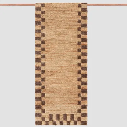 The Citizenry Elora Jute Accent Rug | 2.5' x 8' | Dark