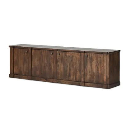 Newton Media Console-Brown