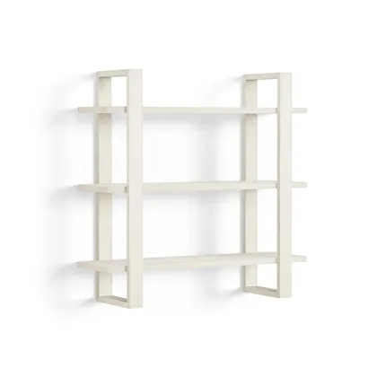 Index Wall Shelf - White - Wood