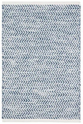 Coastal Blue Handwoven Indoor/Outdoor Rug