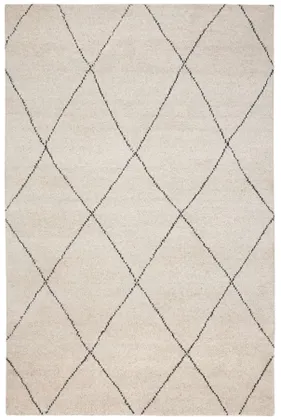 Numa Black Hand Knotted Wool Rug