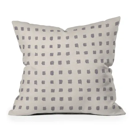 Earthen Dot by Holli Zollinger - Outdoor Throw Pillow 20" x 20"