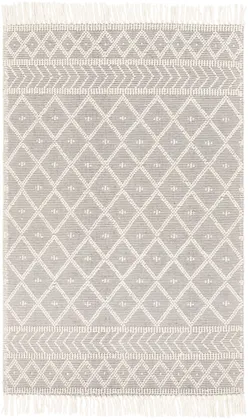 Casa DeCampo Beige Indoor 8' x 10' Handmade Rug