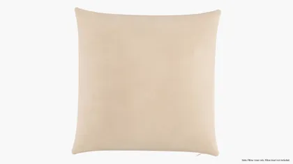 Throw Pillow Cover 22", Pearl Classic Velvet, 22" x 22"