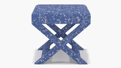 X Bench, Blue Mariposa