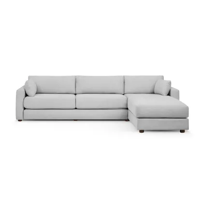 Span Sleeper Storage Sectional with Reversible Chaise - Crushed Gravel - Performance Chenille