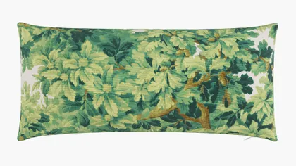 Throw Pillow 14" x 30", Verdure Bois De Chene, 14" x 30"