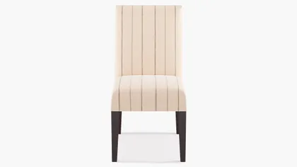 Classic Dining Chair, Charcoal Fritz, Espresso