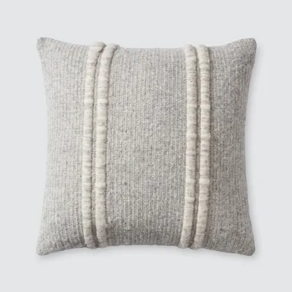 The Citizenry Contigo Pillow | 20" x 20" | Grey