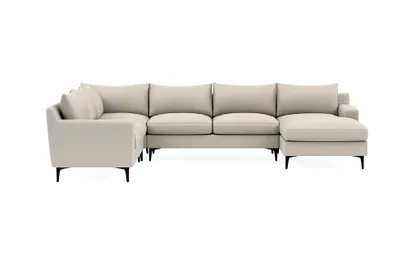 Sloan 4-Piece Corner Sectional Sofa with Right Chaise