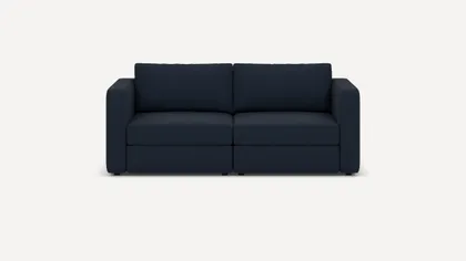 Union Pro 76" 2-Seat Sofa - Navy Blue - Performance Flatweave