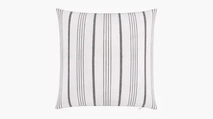 Throw Pillow 20", Black Market Stripe, 20" x 20"