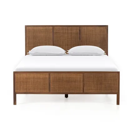 Sydney Bed-Brown Wash-King