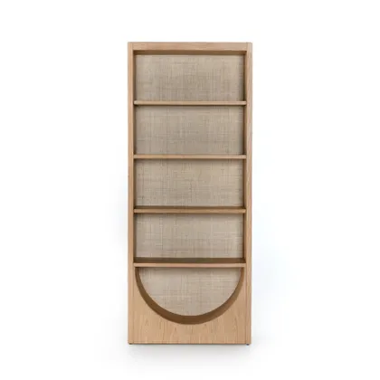 Higgs Bookcase - Honey Oak Veneer