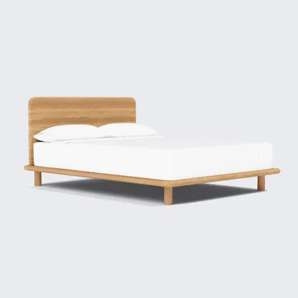 The Citizenry Ravi Platform Bed | Queen | Light
