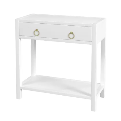 Lark White Nightstand