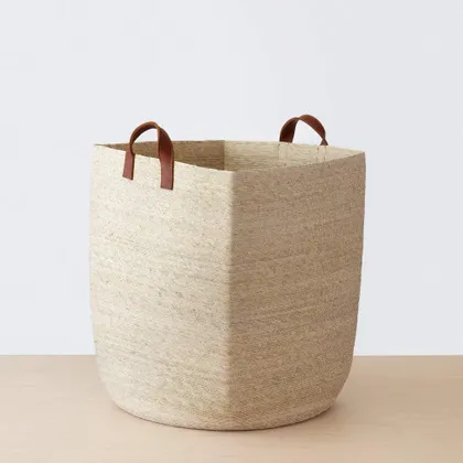 The Citizenry Mercado Storage Baskets Square | Oversized | Natural