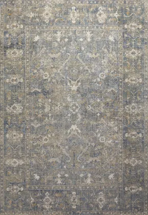 ROSEMARIE ROE-03 SAND / LAGOON 6'-3" x 9'